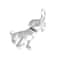 Silver Plated Dog Charm by Bead Landing™